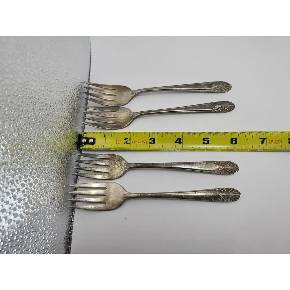 Radiance 1939 Crown Silverplate Salad Forks 6